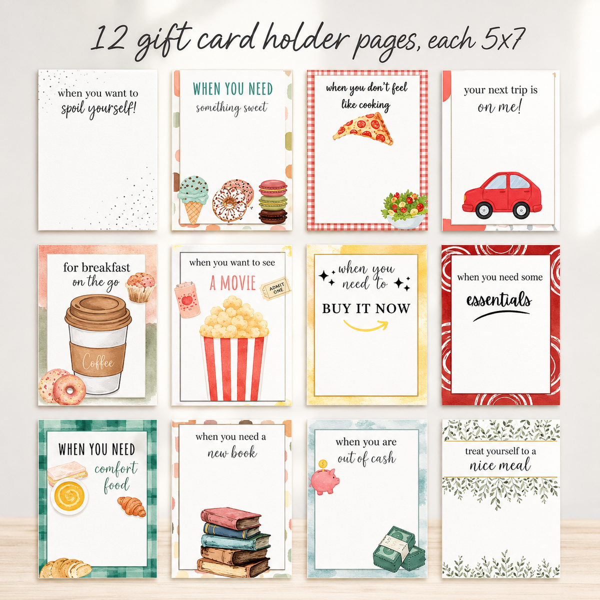 Giftmas® Christmas Giftcard Booklet