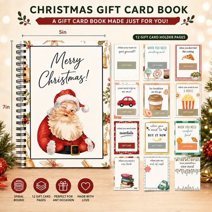 Giftmas® Christmas Giftcard Booklet